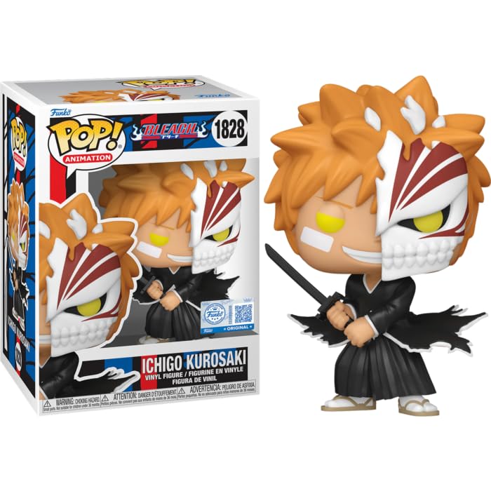 Amazon.com: POP! Bleach 1828 Ichigo Kurosaki Half Mask : Toys & Games